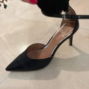 Paolo Black D'Orsay Heels with Stiletto